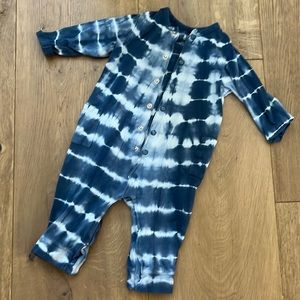 Blue Tie-Dye Onesie